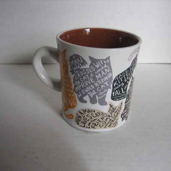 Presents of Mind The Literary Cat Ceramic Coffee Mug NWNT - Picture 5 of 5